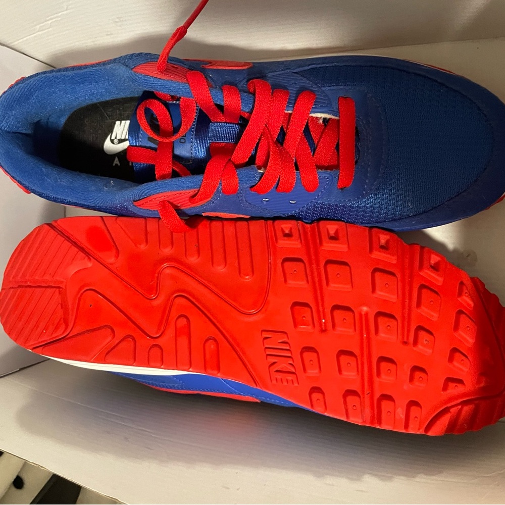 Royal Blue Red and White Air Max 90s By James